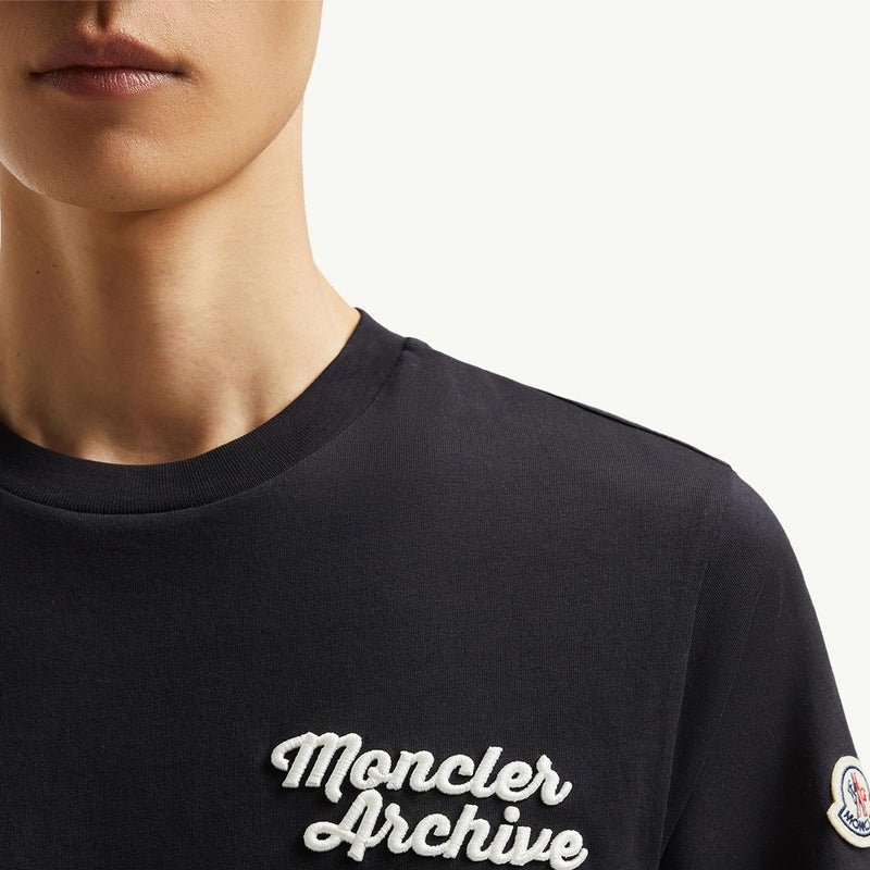 Embroidered Logo Cotton T-Shirt