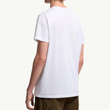 Double Logo Patch Cotton T-Shirt