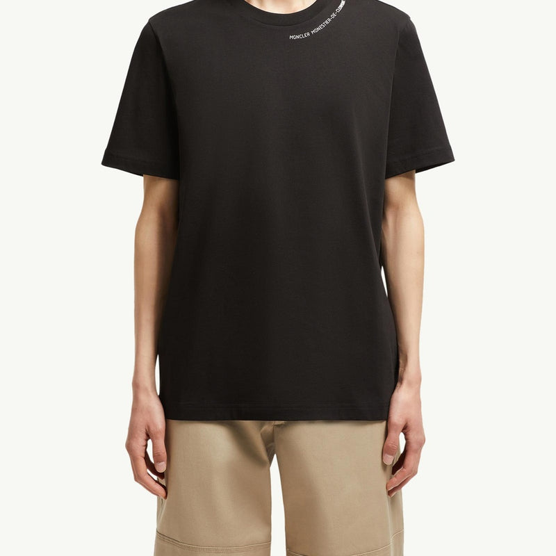 Embossed Logo Cotton T-Shirt