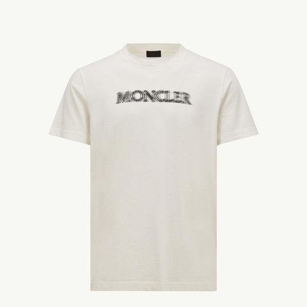 Blurred Logo Cotton T-Shirt