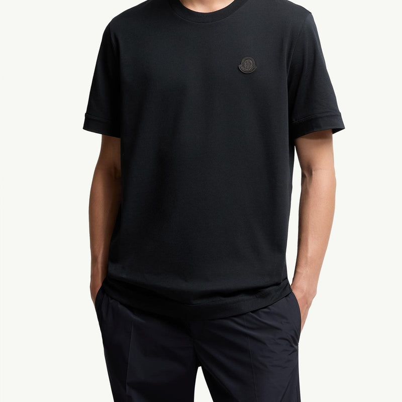 Logo Patch Cotton T-Shirt
