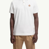 Logo Patch Cotton Piquet Polo Shirt