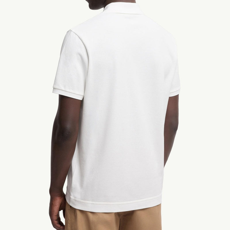 Logo Patch Cotton Piquet Polo Shirt