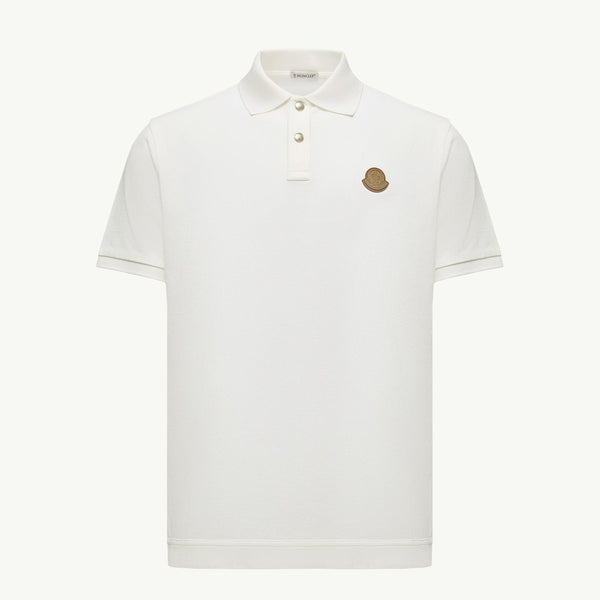 Logo Patch Cotton Piquet Polo Shirt