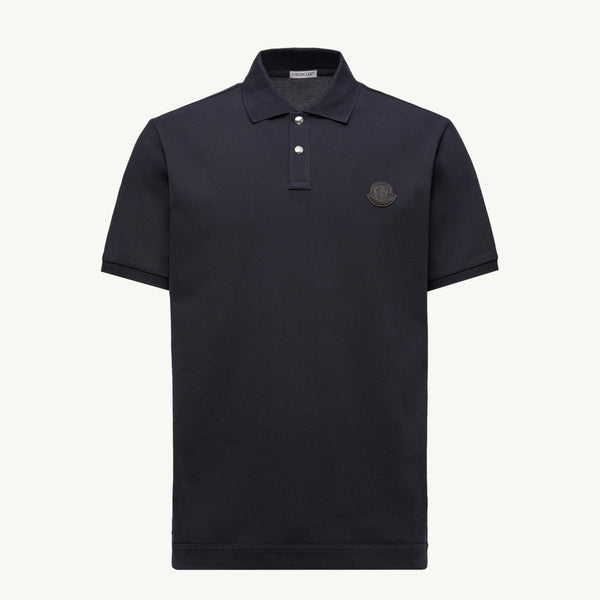 Logo Patch Cotton Piquet Polo Shirt