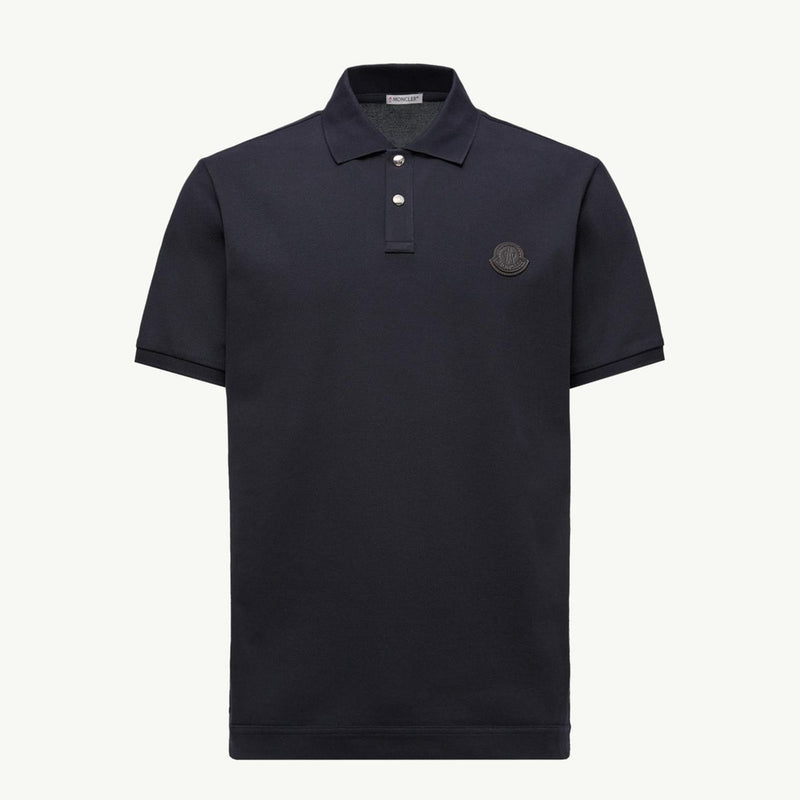 Logo Patch Cotton Piquet Polo Shirt