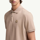 Logo Patch Cotton Piquet Polo Shirt