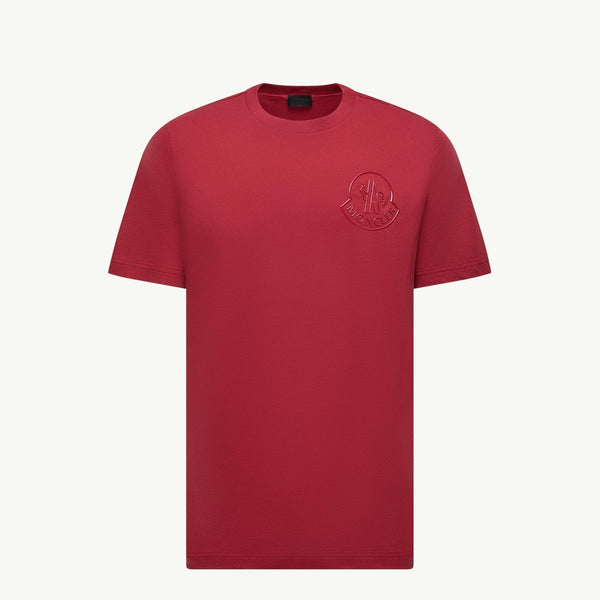 Three-Dimensional Logo Cotton T-Shirt