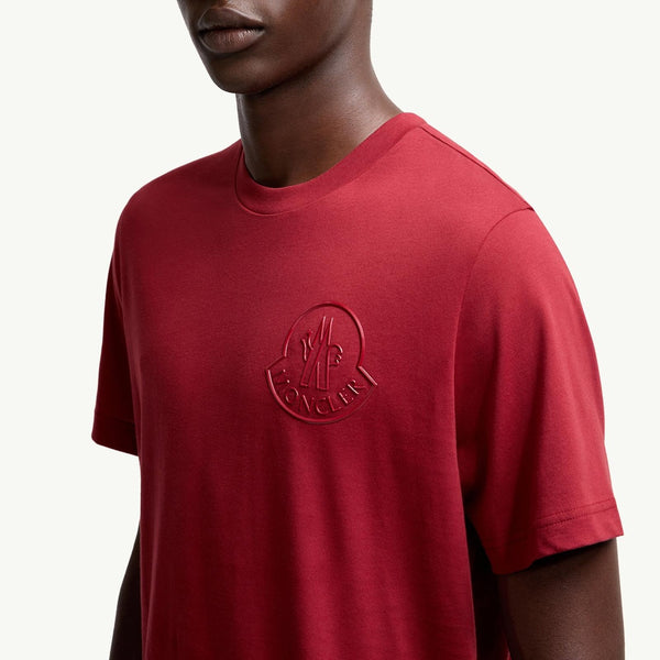 Three-Dimensional Logo Cotton T-Shirt