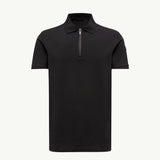 Logo Patch Cotton Piquet Polo Shirt