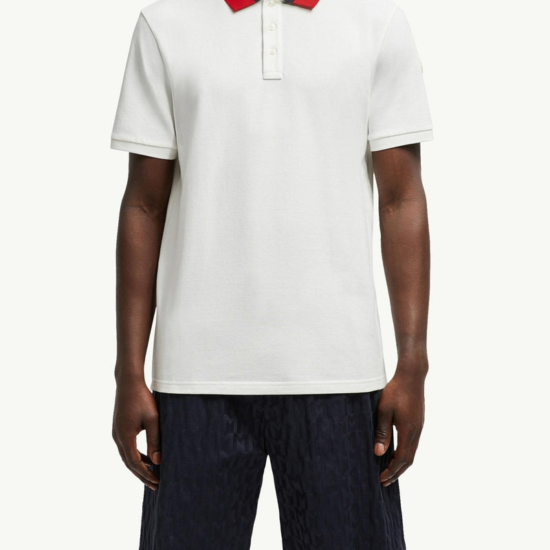 Embroidered Logo Cotton Piquet Polo Shirt