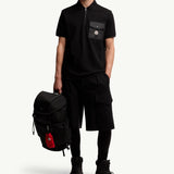 Cotton Piquet Polo Shirt with Pocket