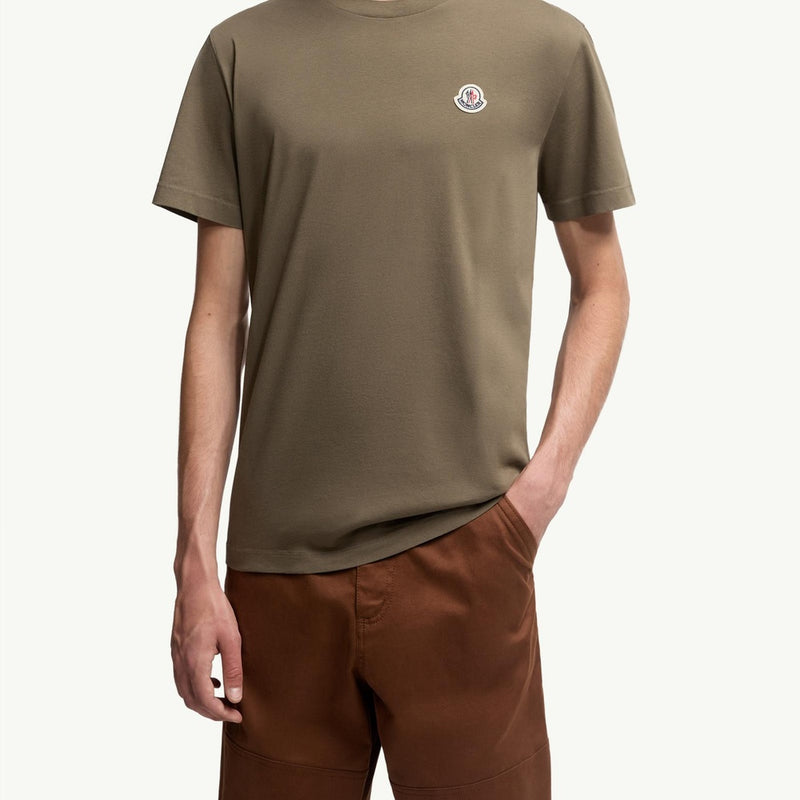 Logo Patch Cotton T-Shirt (Pack of Three)