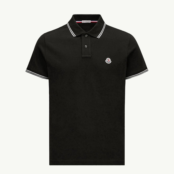 Logo Patch Cotton Polo Shirt