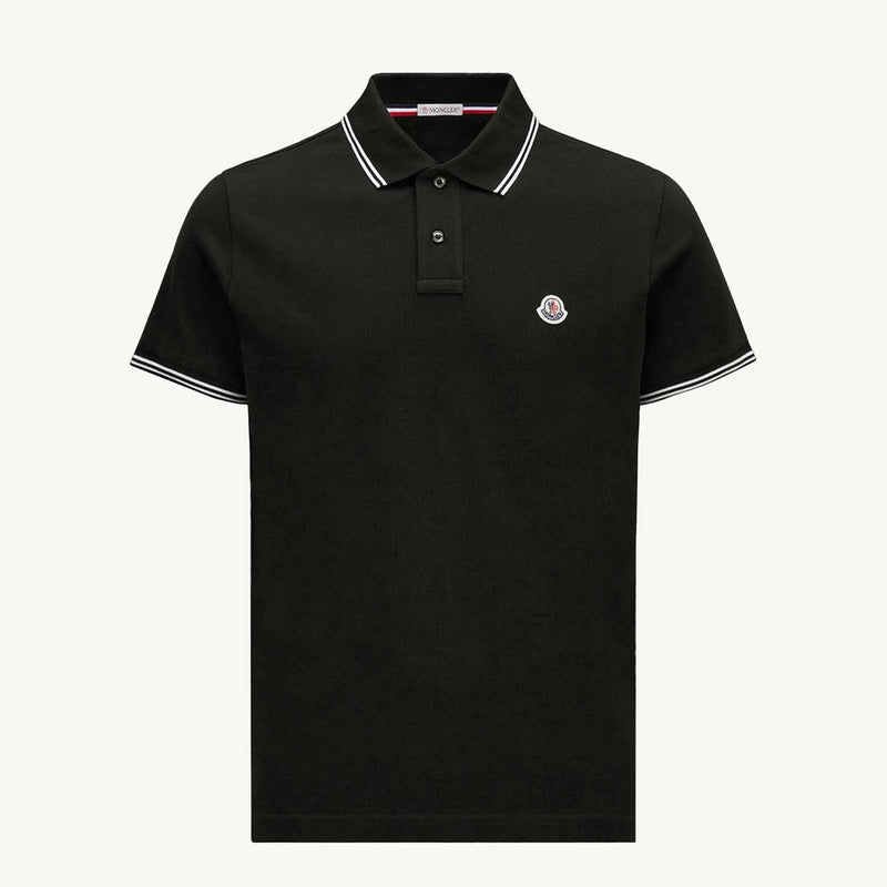 Logo Patch Cotton Polo Shirt