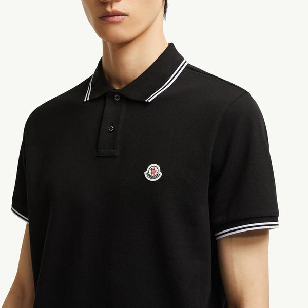 Logo Patch Cotton Polo Shirt
