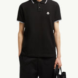 Logo Patch Cotton Polo Shirt