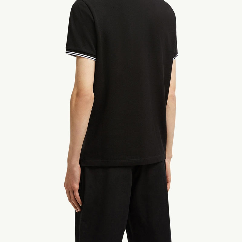 Logo Patch Cotton Polo Shirt