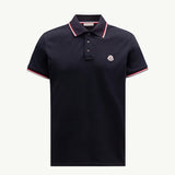 Tricolor-Trimmed Cotton Piquet Polo Shirt