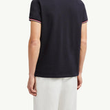 Tricolor-Trimmed Cotton Piquet Polo Shirt