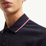 Tricolor-Trimmed Cotton Piquet Polo Shirt