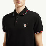 Tricolor-Trimmed Cotton Piquet Polo Shirt