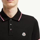 Tricolor-Trimmed Cotton Piquet Polo Shirt