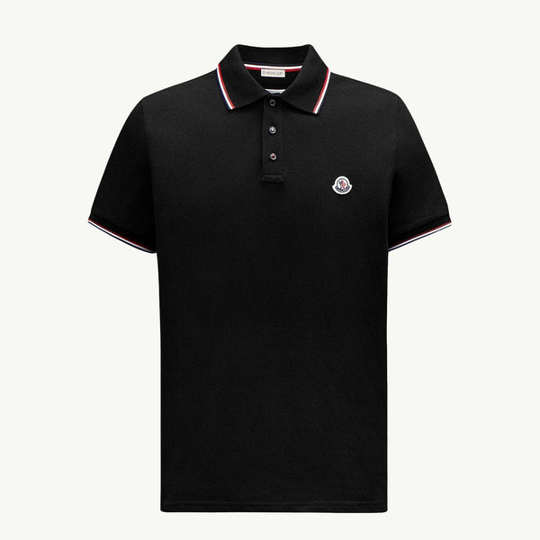 Tricolor-Trimmed Cotton Piquet Polo Shirt
