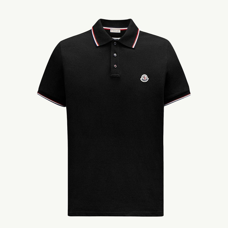 Tricolor-Trimmed Cotton Piquet Polo Shirt