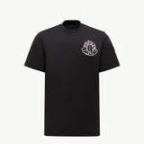 Overlapped Logo Cotton T-Shirt