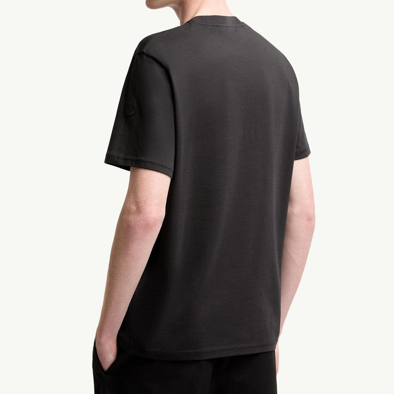 Overlapped Logo Cotton T-Shirt