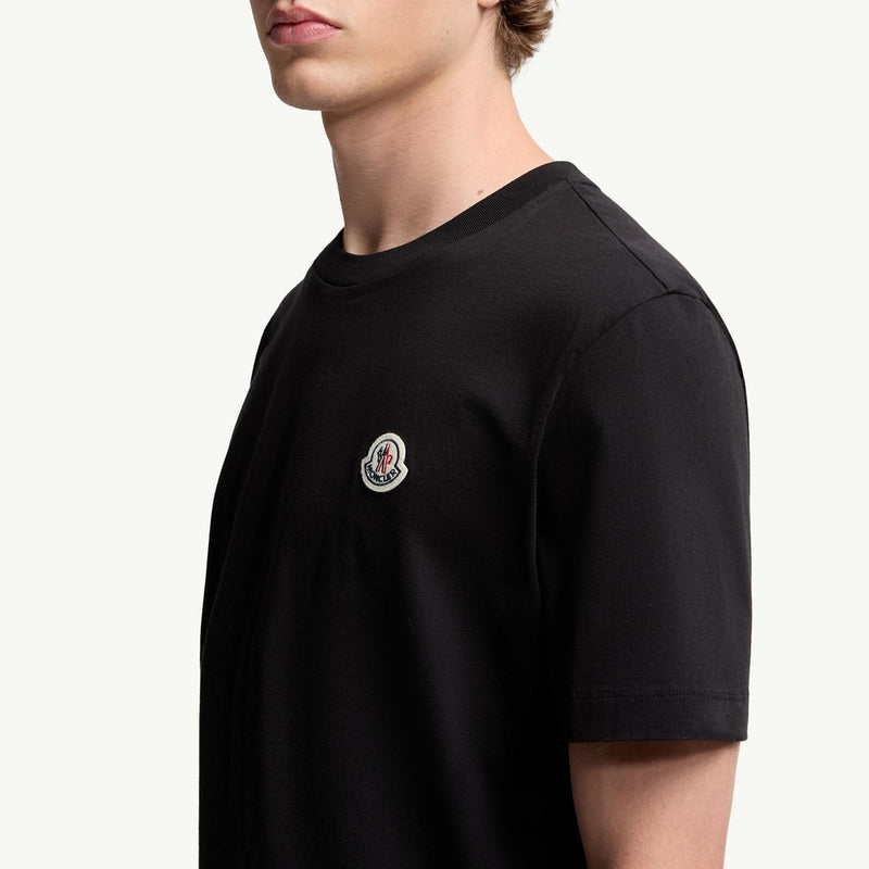 Logo Patch Cotton T-Shirt (Pack of Three)