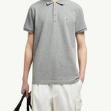 Logo Patch Cotton Polo Shirt