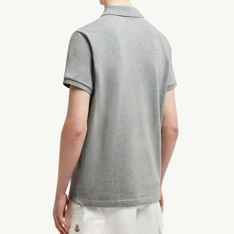 Logo Patch Cotton Polo Shirt