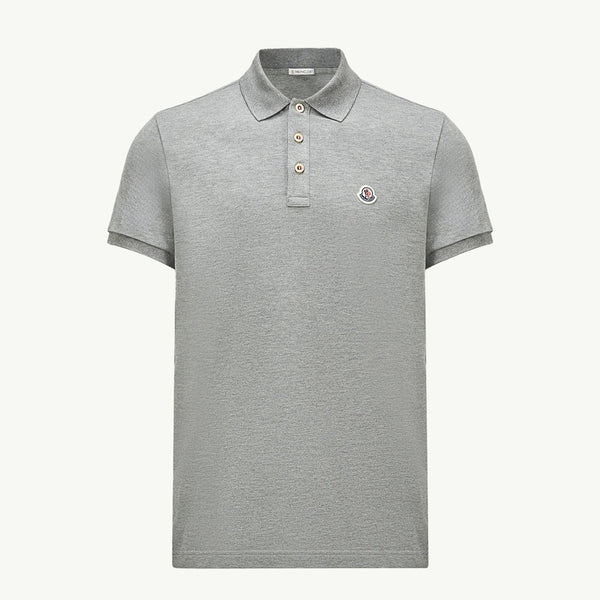 Logo Patch Cotton Polo Shirt
