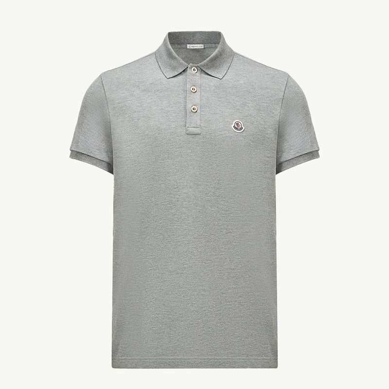 Logo Patch Cotton Polo Shirt