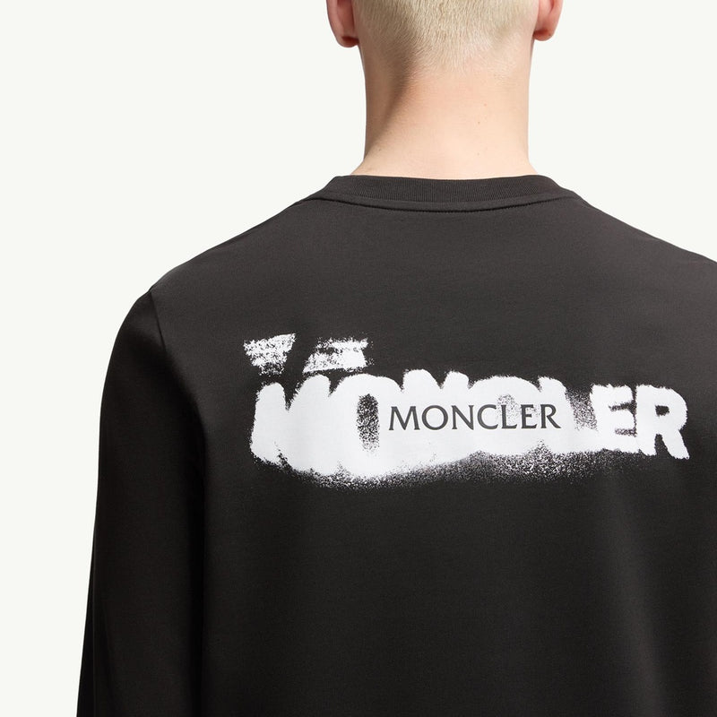 Graphic Logo Long Sleeve Cotton T-Shirt