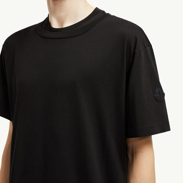 Double Collar Cotton T-Shirt