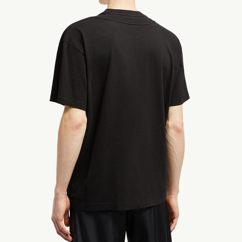 Double Collar Cotton T-Shirt