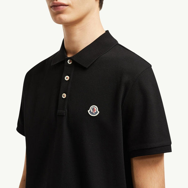 Logo Patch Cotton Polo Shirt