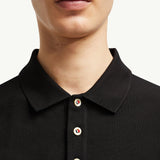 Logo Patch Cotton Polo Shirt