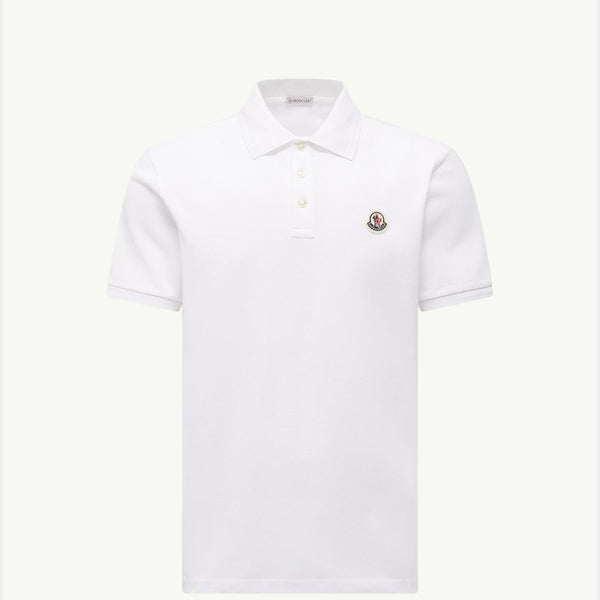 Logo Patch Cotton Piquet Polo Shirt