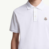 Logo Patch Cotton Piquet Polo Shirt