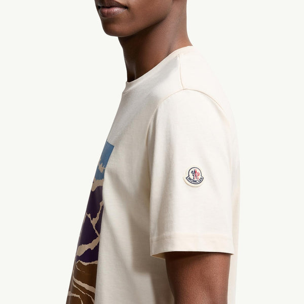 Mountain Print Cotton T-Shirt