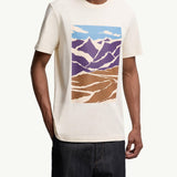 Mountain Print Cotton T-Shirt