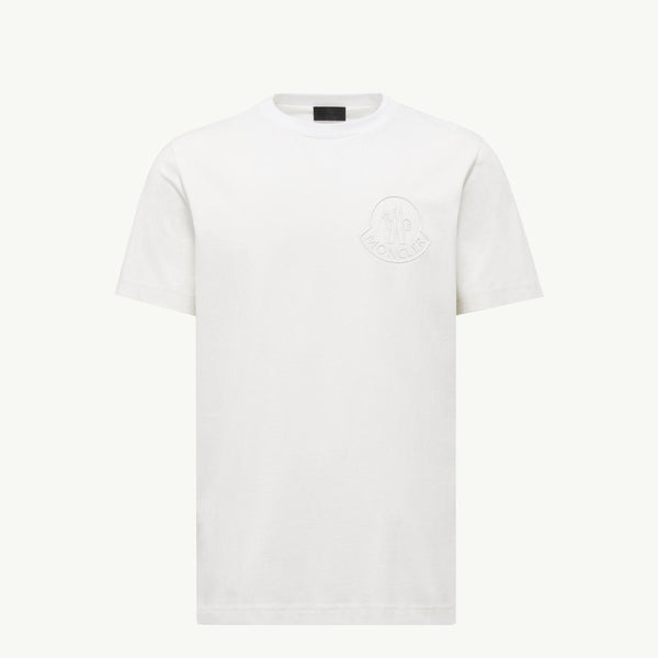 Three-Dimensional Logo Cotton T-Shirt