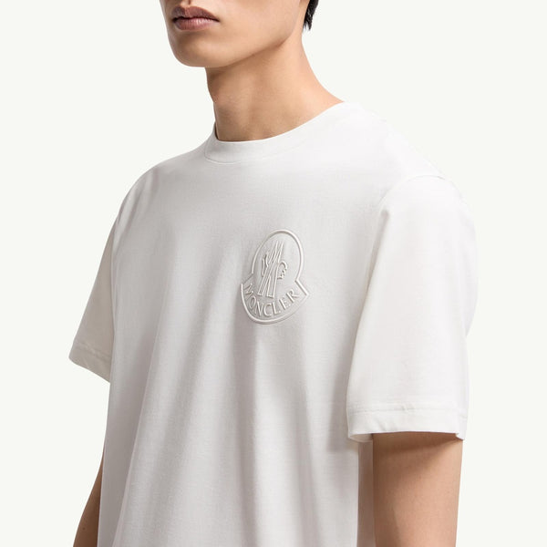 Three-Dimensional Logo Cotton T-Shirt