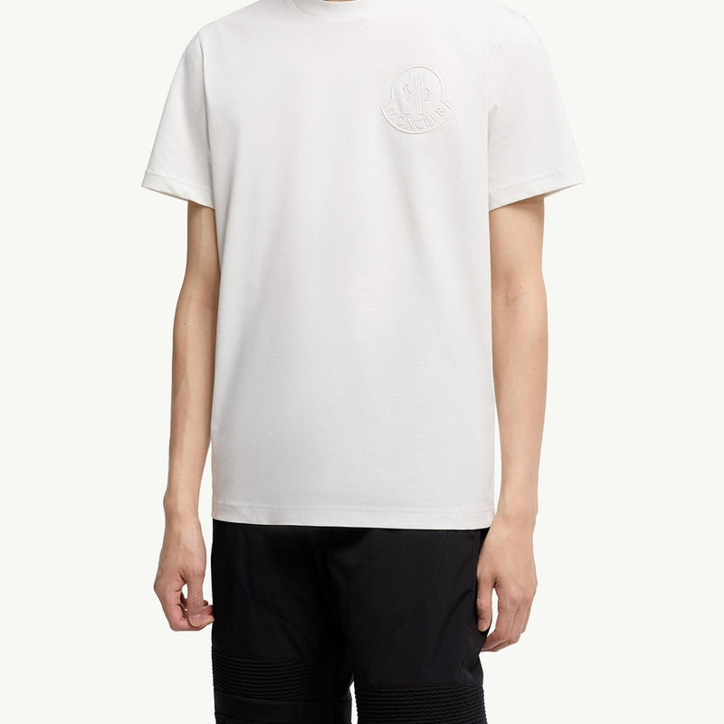 Three-Dimensional Logo Cotton T-Shirt
