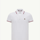 Tricolor-Trimmed Cotton Piquet Polo Shirt