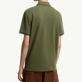 Logo Patch Cotton Piquet Polo Shirt